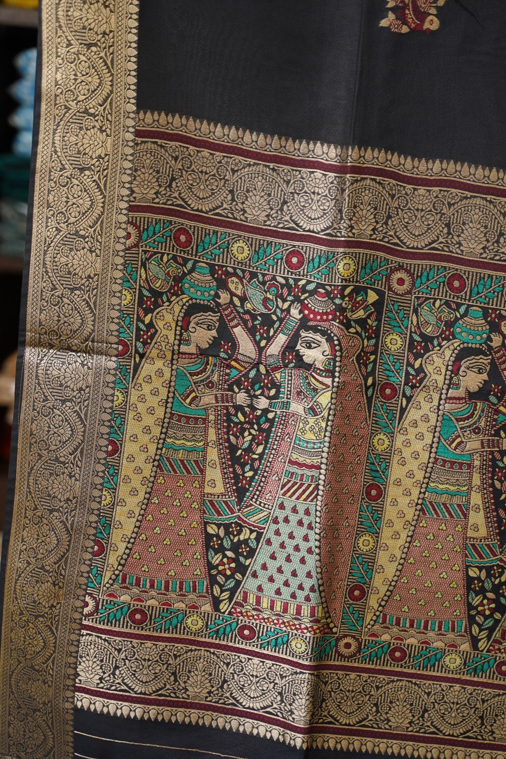 semi chanderi saree PC17881