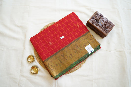 Chettinadu handloom Cotton Saree PC14296