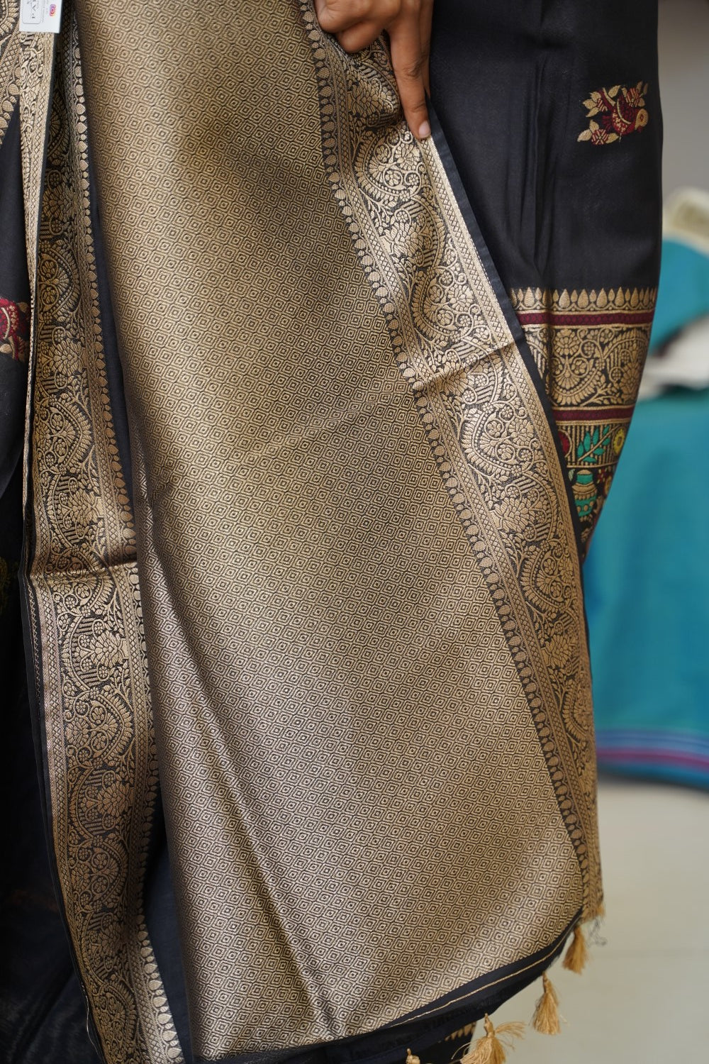 semi chanderi saree PC17881
