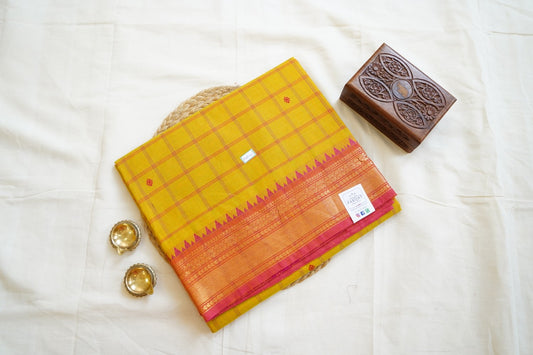 Chettinadu handloom Cotton Saree PC14297
