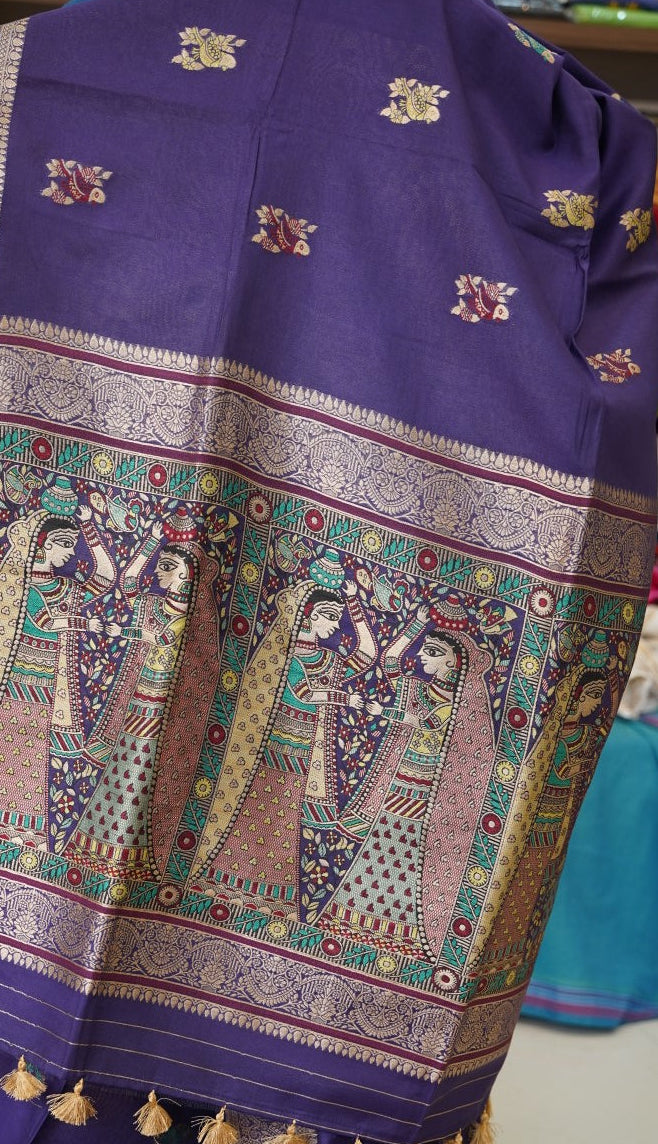 semi chanderi saree PC17880