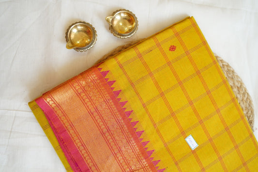 Chettinadu handloom Cotton Saree PC14297