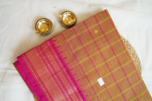 Chettinadu handloom Cotton Saree PC14298
