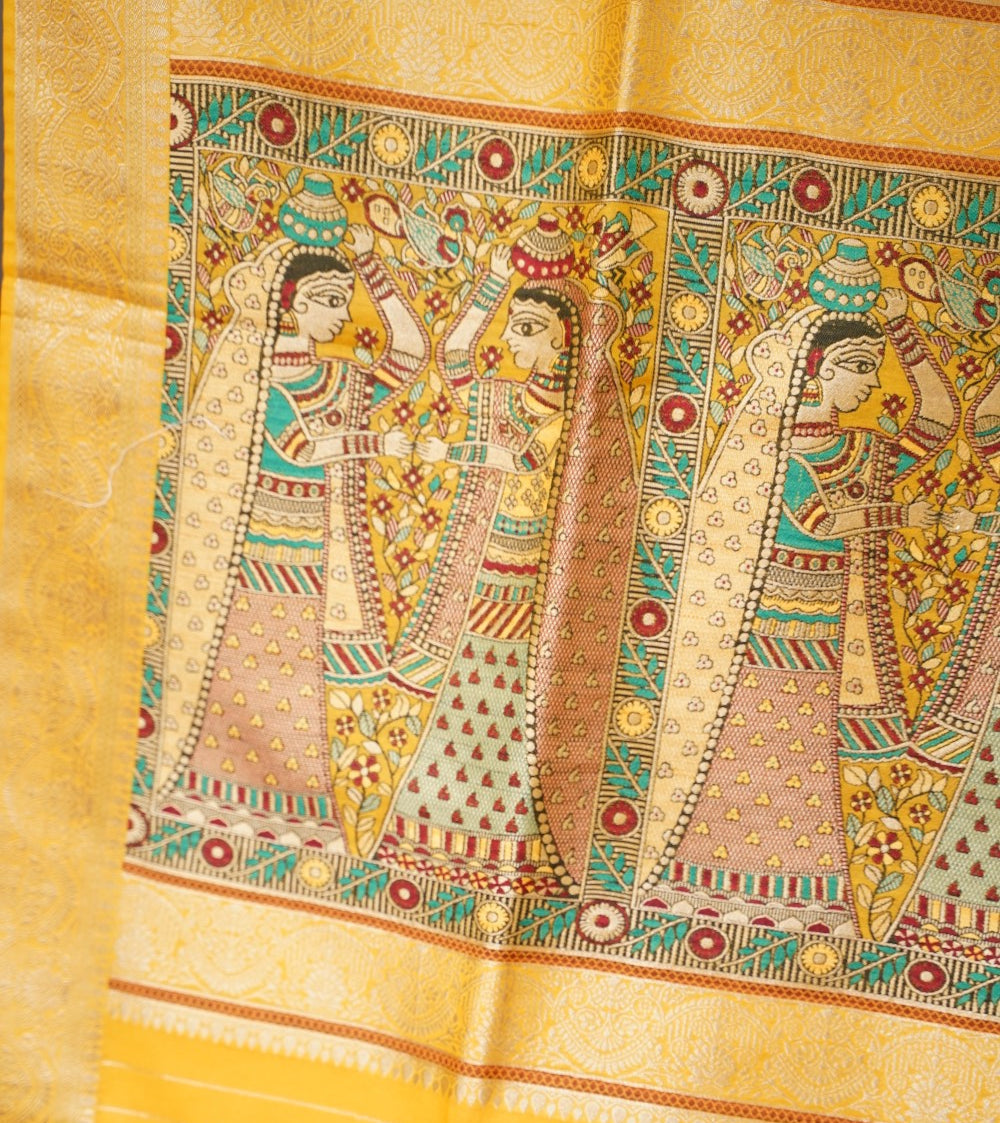 semi chanderi saree PC17886