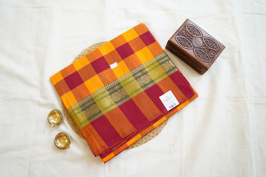 Chettinadu handloom Cotton Saree PC14314