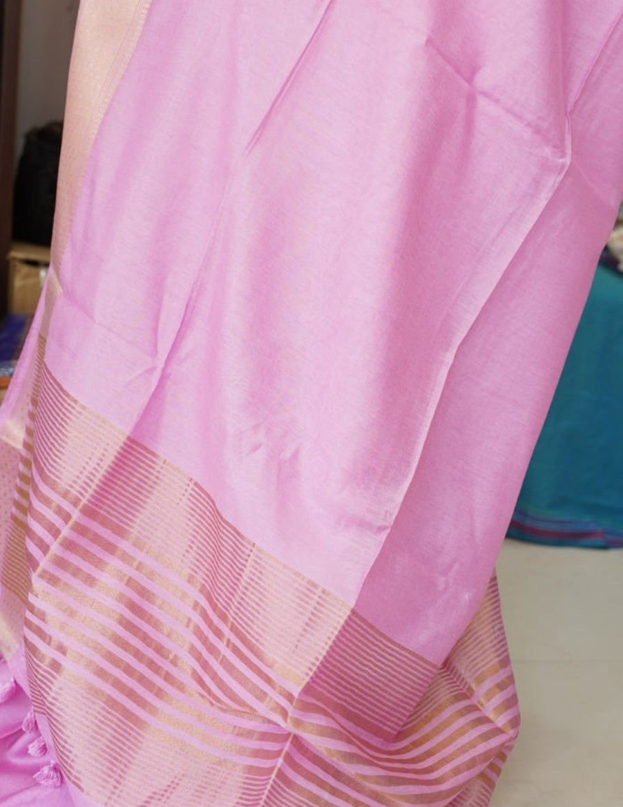 semi chanderi saree PC17912