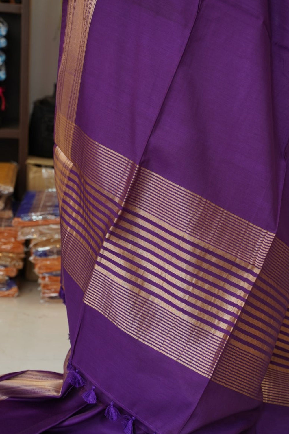 semi chanderi saree PC17914
