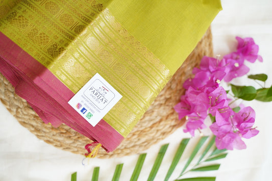 Kanchi handloom Cotton Saree PC14395