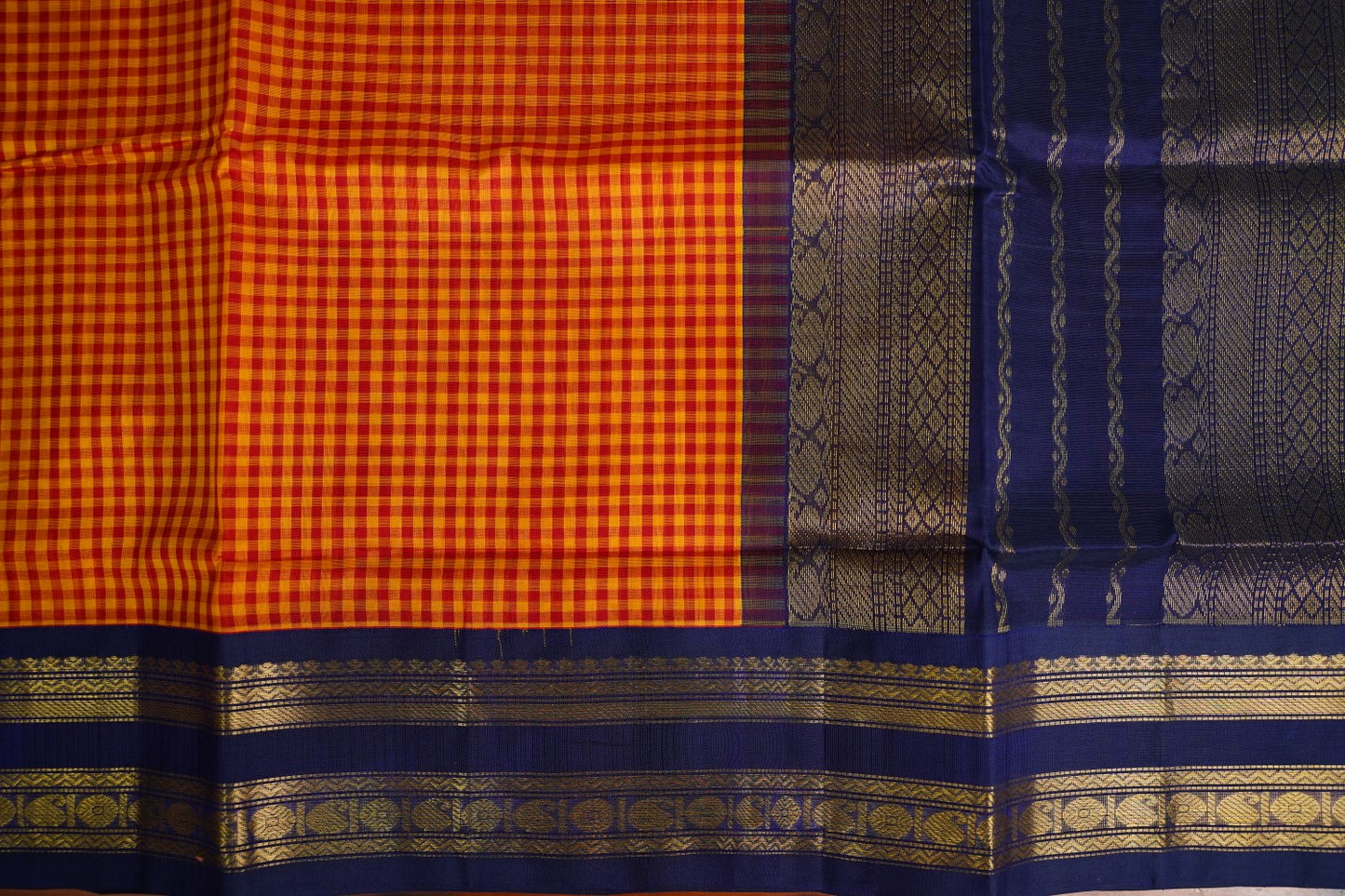 Kanchi Handloom Silk Cotton Saree PC15996