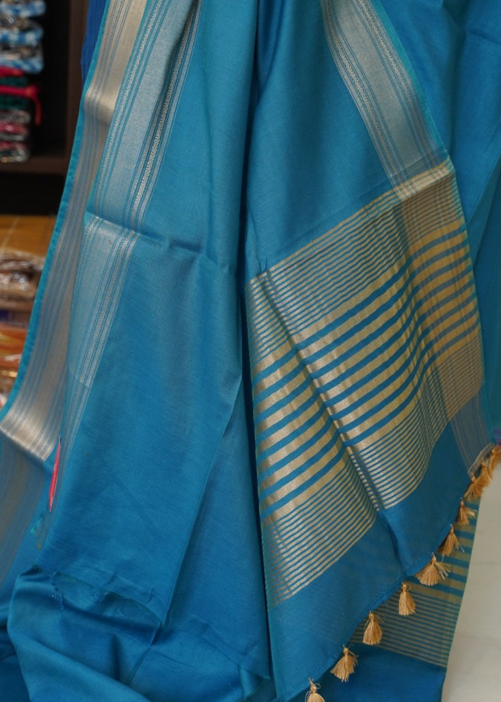 semi chanderi saree PC17916