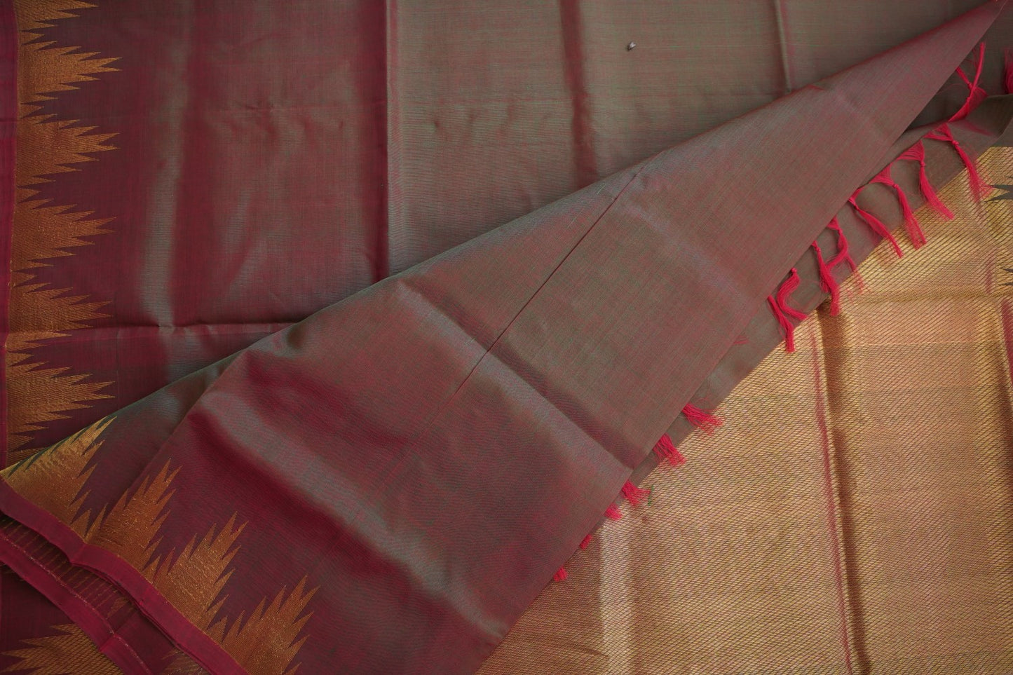 Kanchi Handloom Silk Cotton Saree PC17070