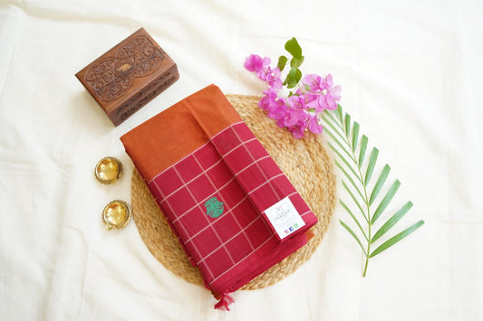 Kanchi handloom Cotton Saree PC14403