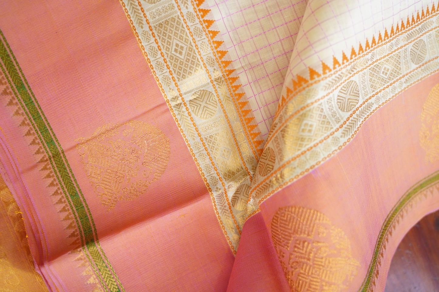 Kanchi Handloom Silk Cotton Saree PC17060