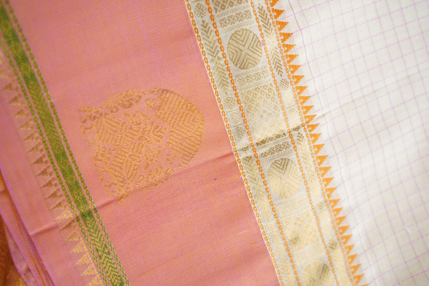 Kanchi Handloom Silk Cotton Saree PC17060