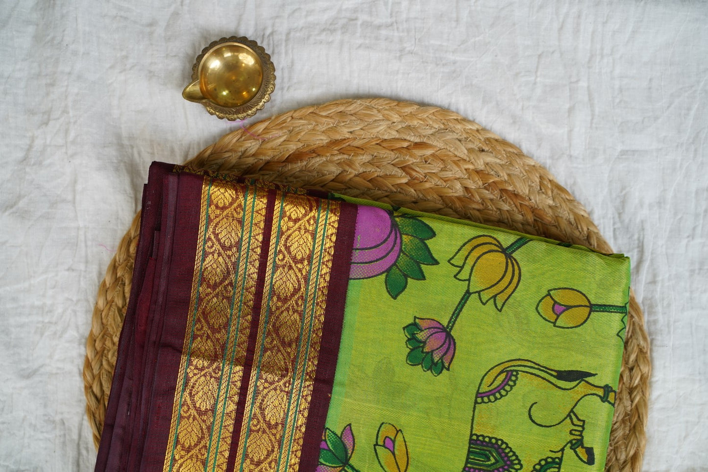 Kanchi Handloom Silk Cotton Saree PC15177