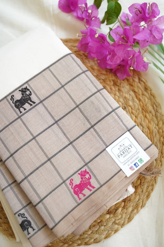 Kanchi handloom Cotton Saree PC14376