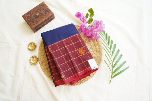 Kanchi handloom Cotton Saree PC14375
