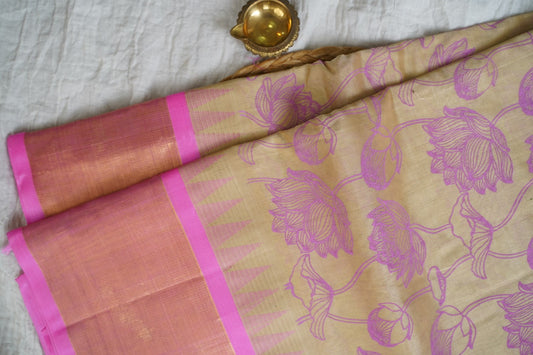Kanchi Handloom Silk Cotton Saree PC15599