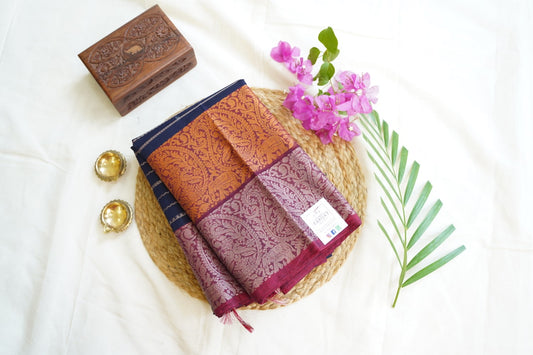 Kanchi handloom Cotton Saree PC14378
