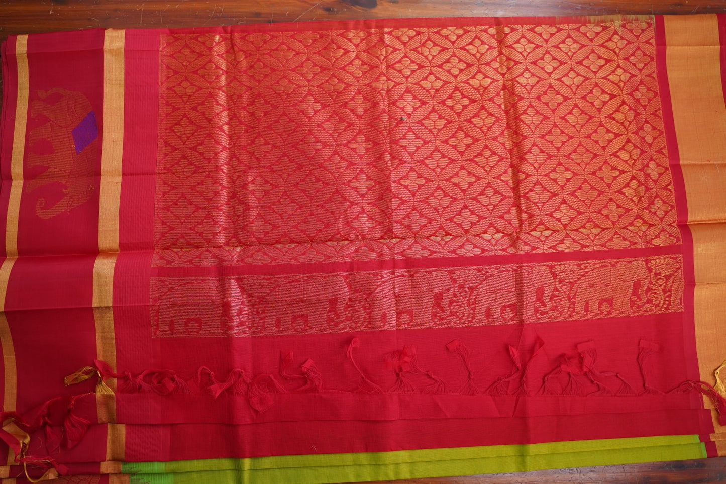 Kanchi Handloom Silk Cotton Saree PC17068