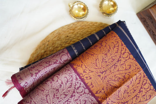Kanchi handloom Cotton Saree PC14378