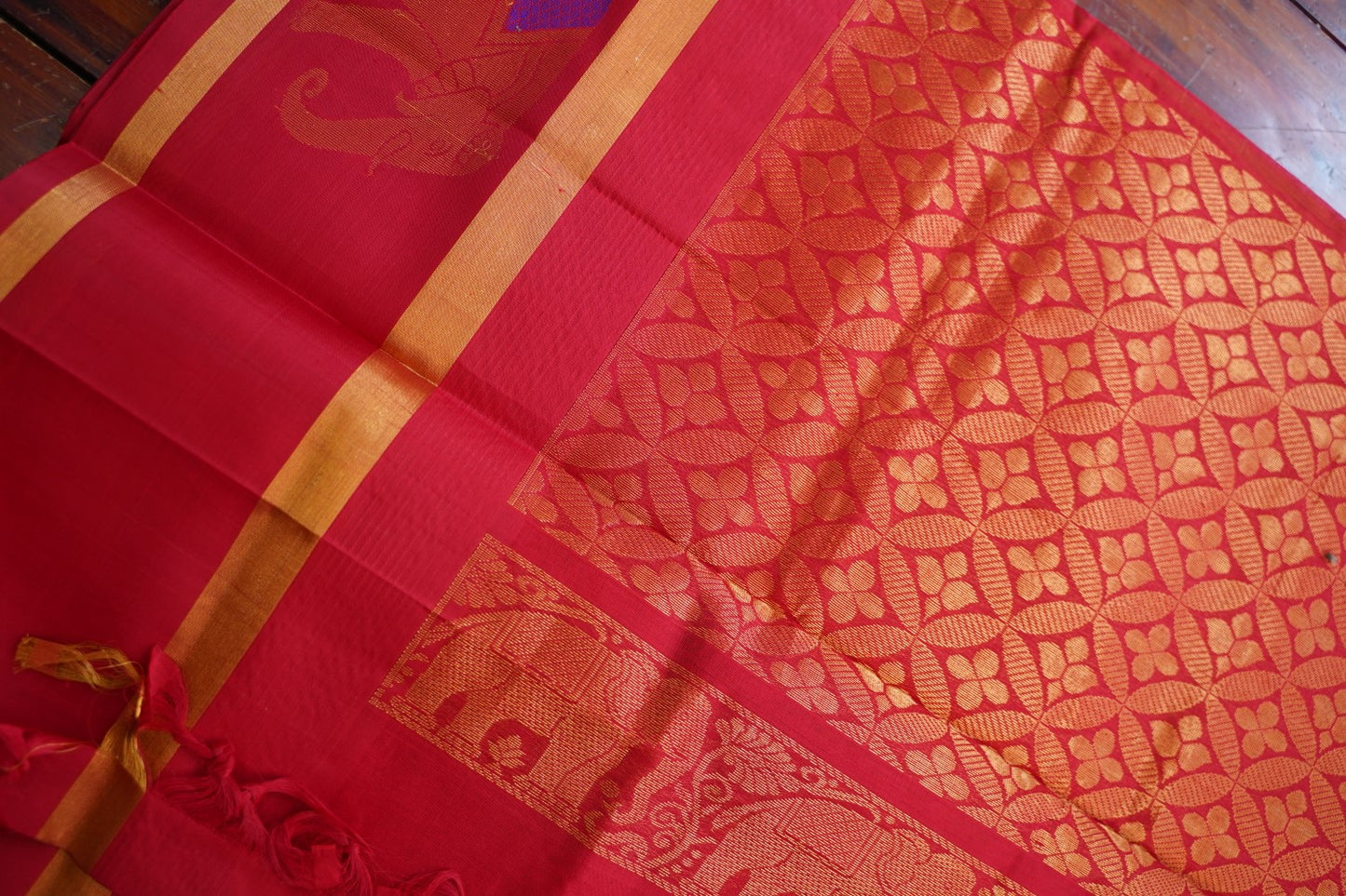 Kanchi Handloom Silk Cotton Saree PC17068