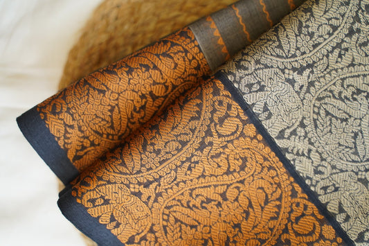 Kanchi handloom Cotton Saree PC14396