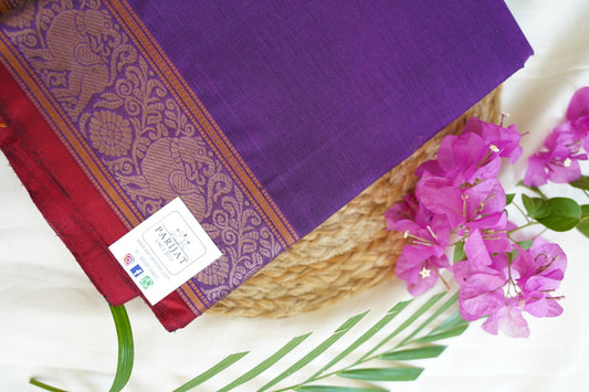 Kanchi handloom Cotton Saree PC14401