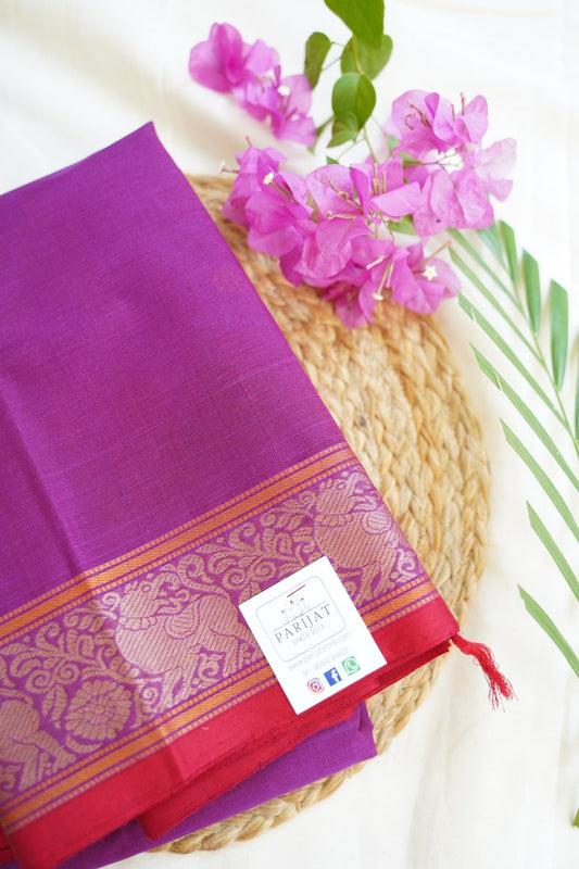 Kanchi handloom Cotton Saree PC14386