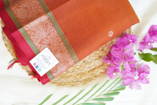 Kanchi handloom Cotton Saree PC14384