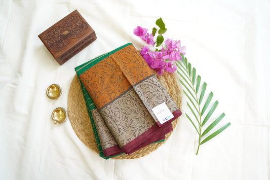 Kanchi handloom Cotton Saree PC14389