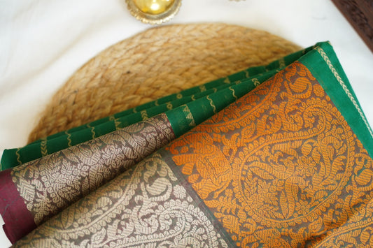 Kanchi handloom Cotton Saree PC14389
