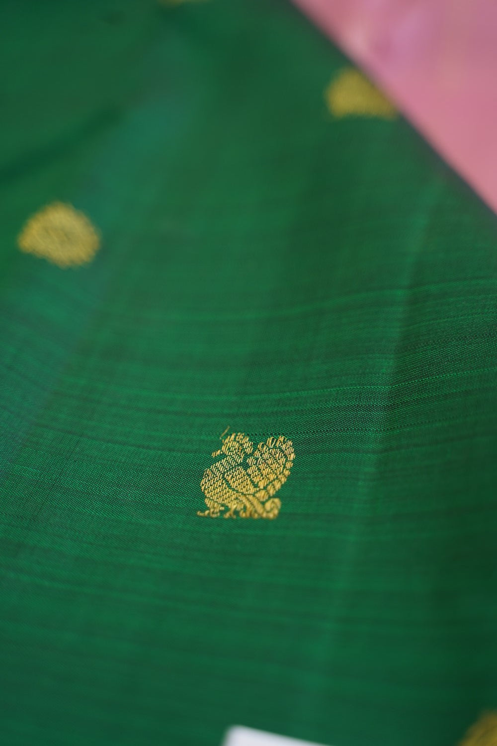 Green Pure Kanchi Silk Saree PC10351