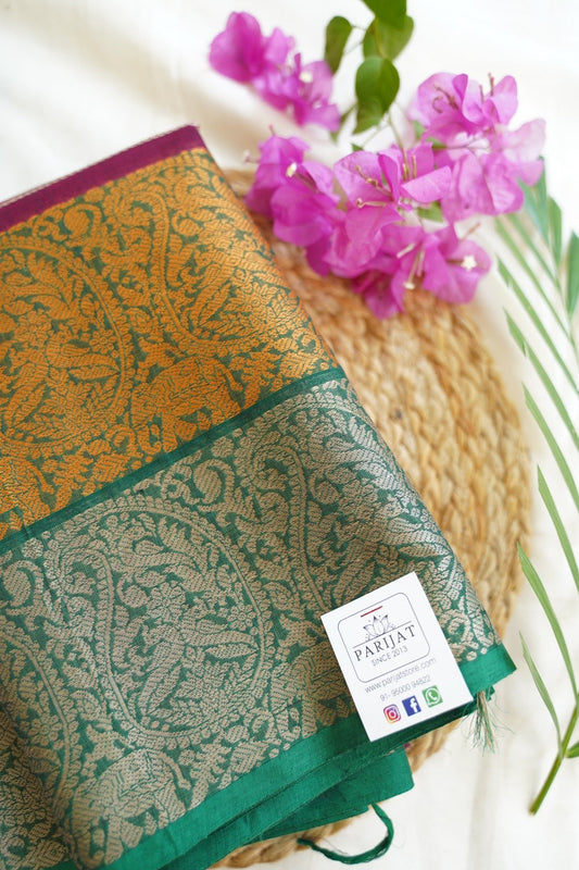 Kanchi handloom Cotton Saree PC14393