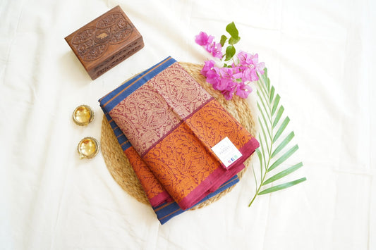 Kanchi handloom Cotton Saree PC14391