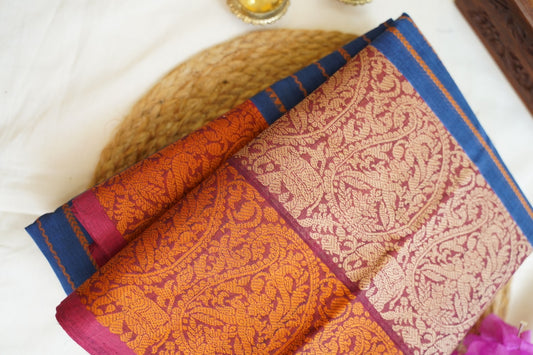 Kanchi handloom Cotton Saree PC14391