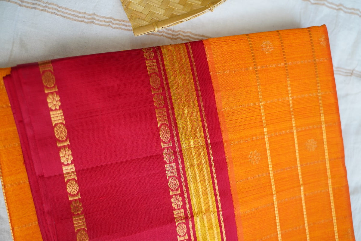 Kanchi Handloom Silk Cotton Saree PC17092