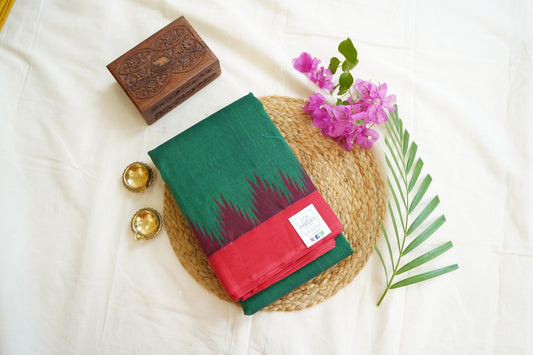 Kanchi handloom Cotton Saree PC14365