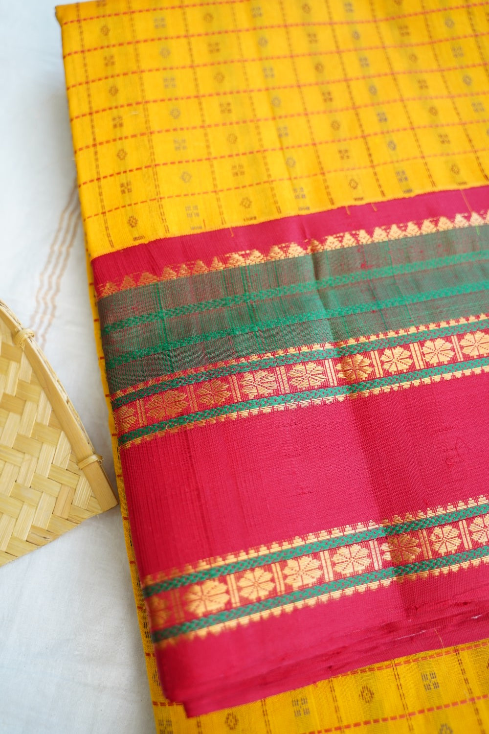Kanchi Handloom Silk Cotton Saree PC17098