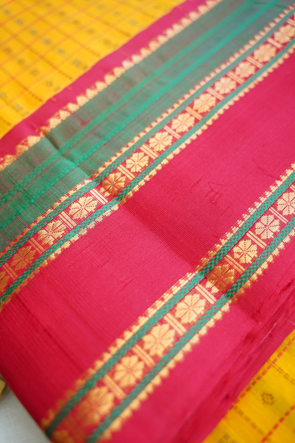 Kanchi Handloom Silk Cotton Saree PC17098