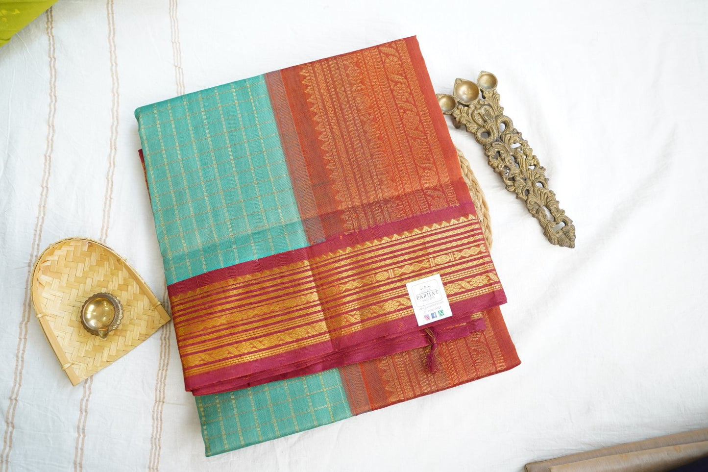 Kanchi Handloom Silk Cotton Saree PC17105