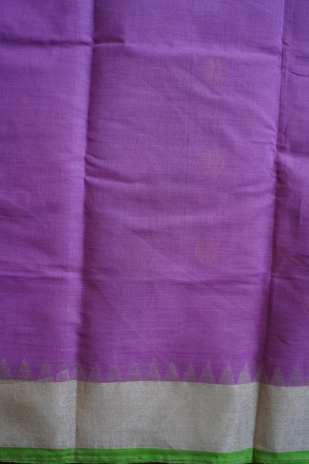 Lavender Jamdani Ponduru handloom Cotton Saree PC10417