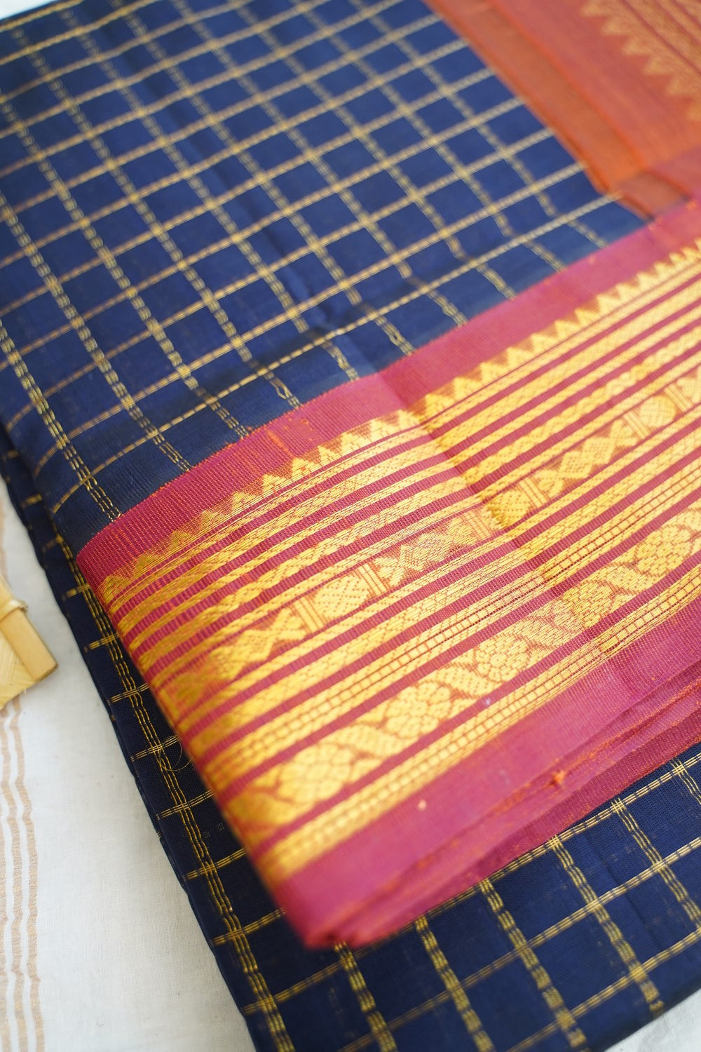 Kanchi Handloom Silk Cotton Saree PC17101