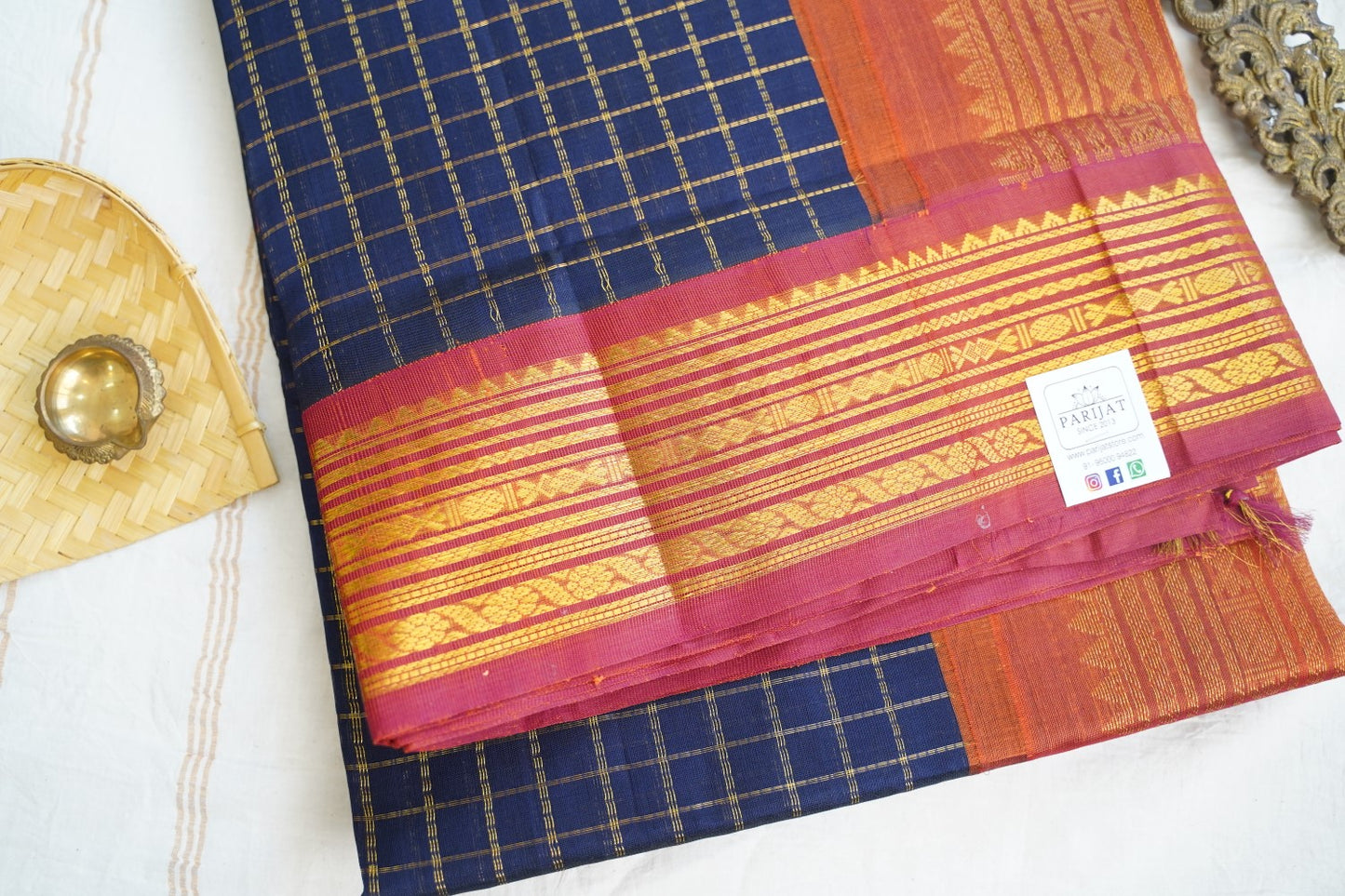 Kanchi Handloom Silk Cotton Saree PC17101