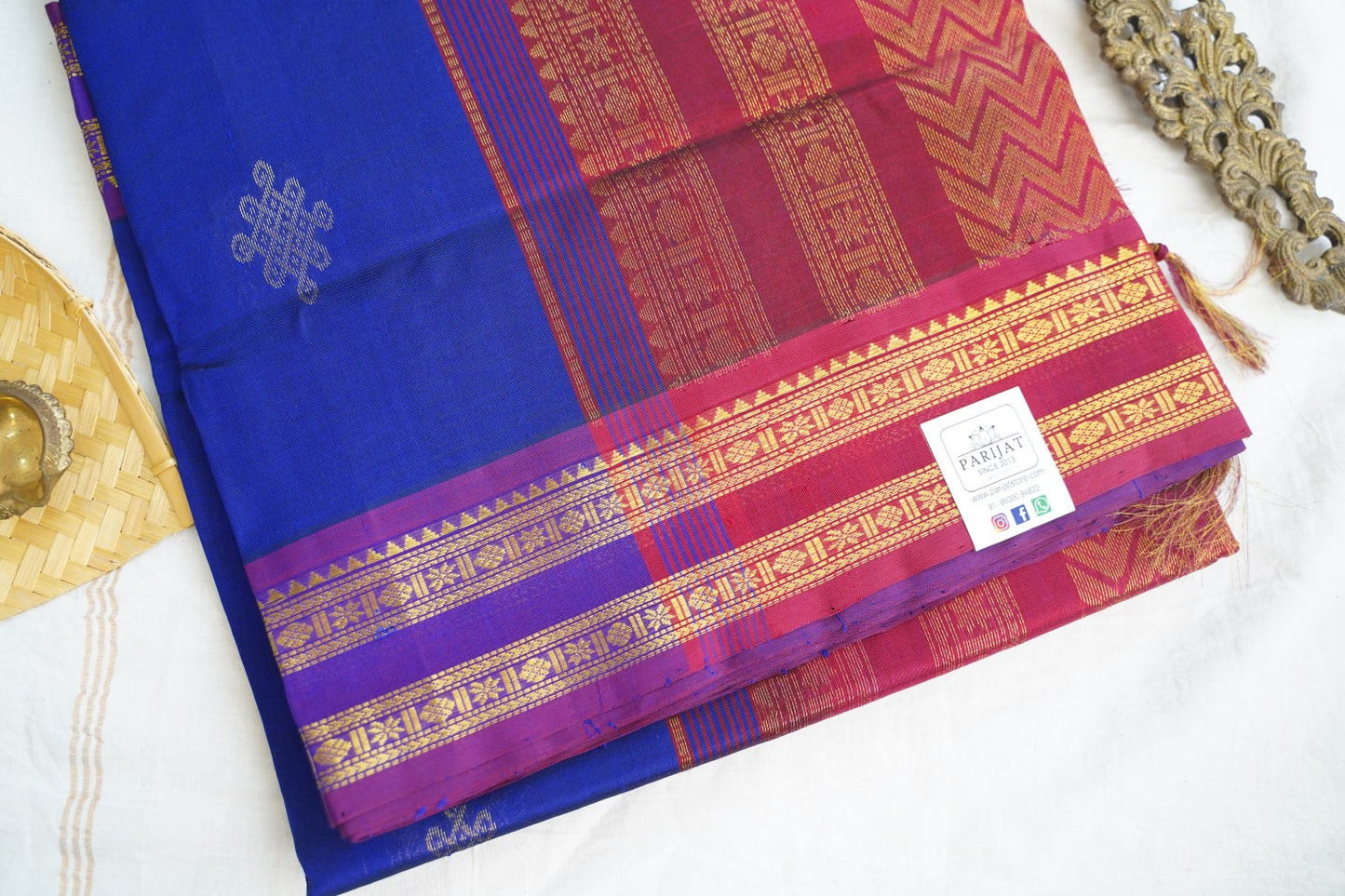 Kanchi Handloom Silk Cotton Saree PC17120