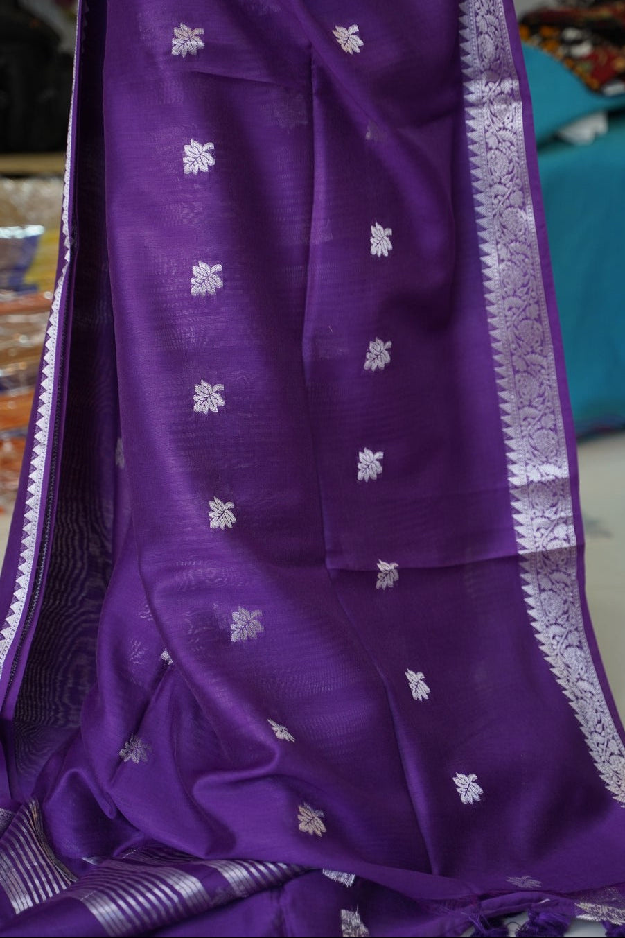 Semi linen saree PC17903