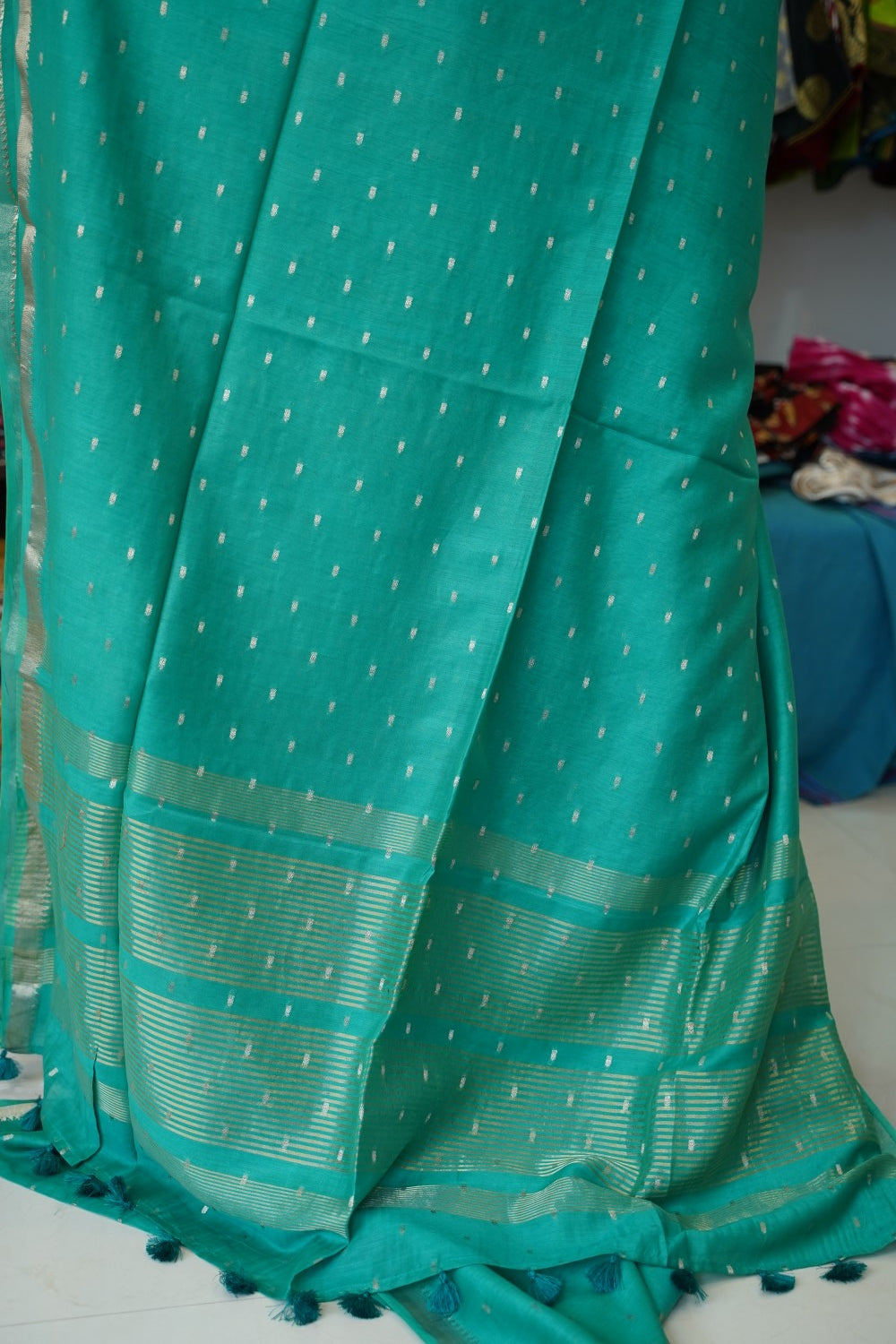 Semi linen saree PC17909