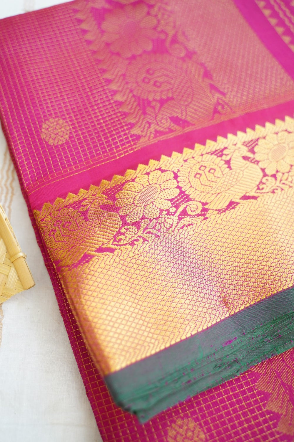 Kanchi Handloom Silk Cotton Saree PC17125