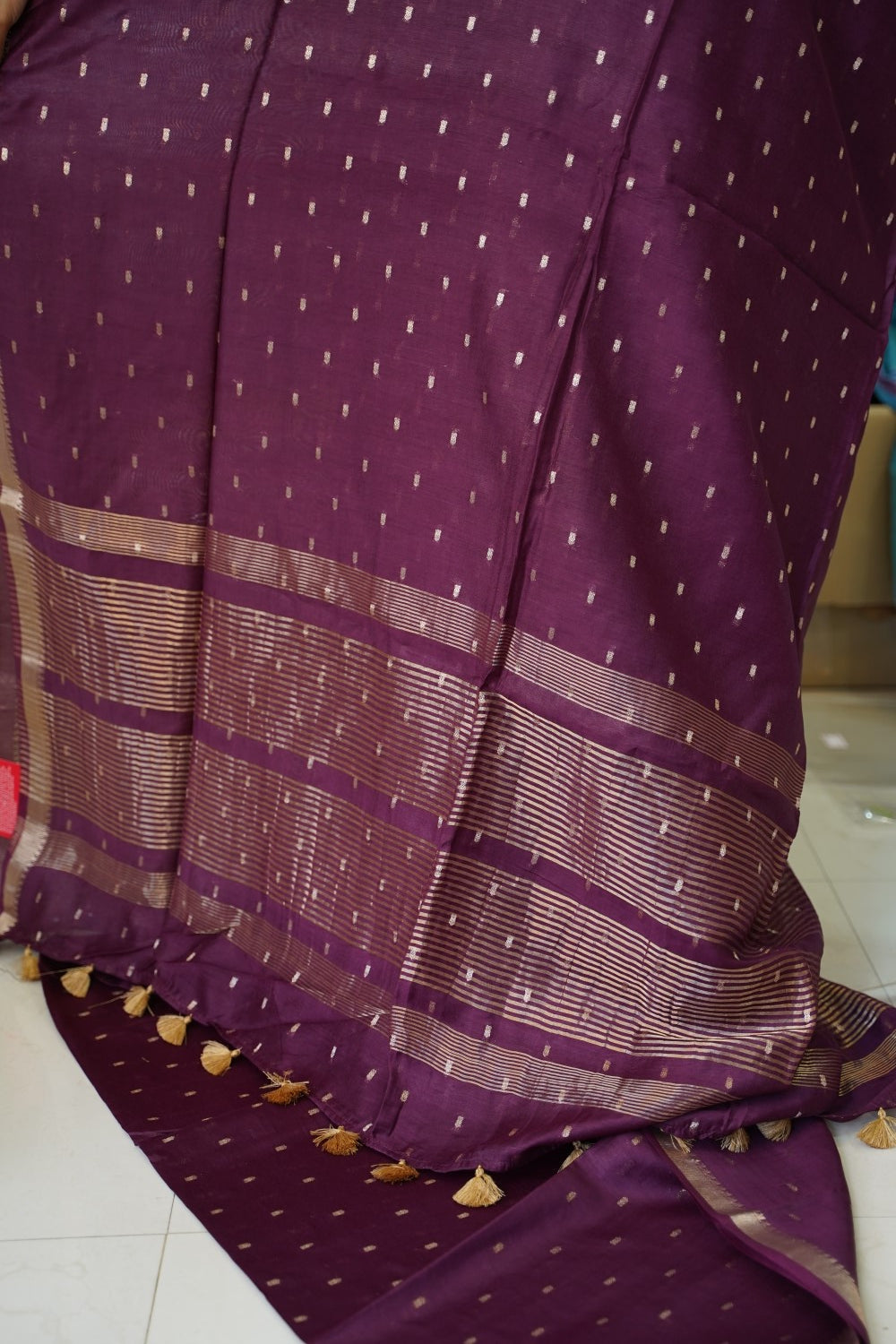 Semi linen saree PC17907