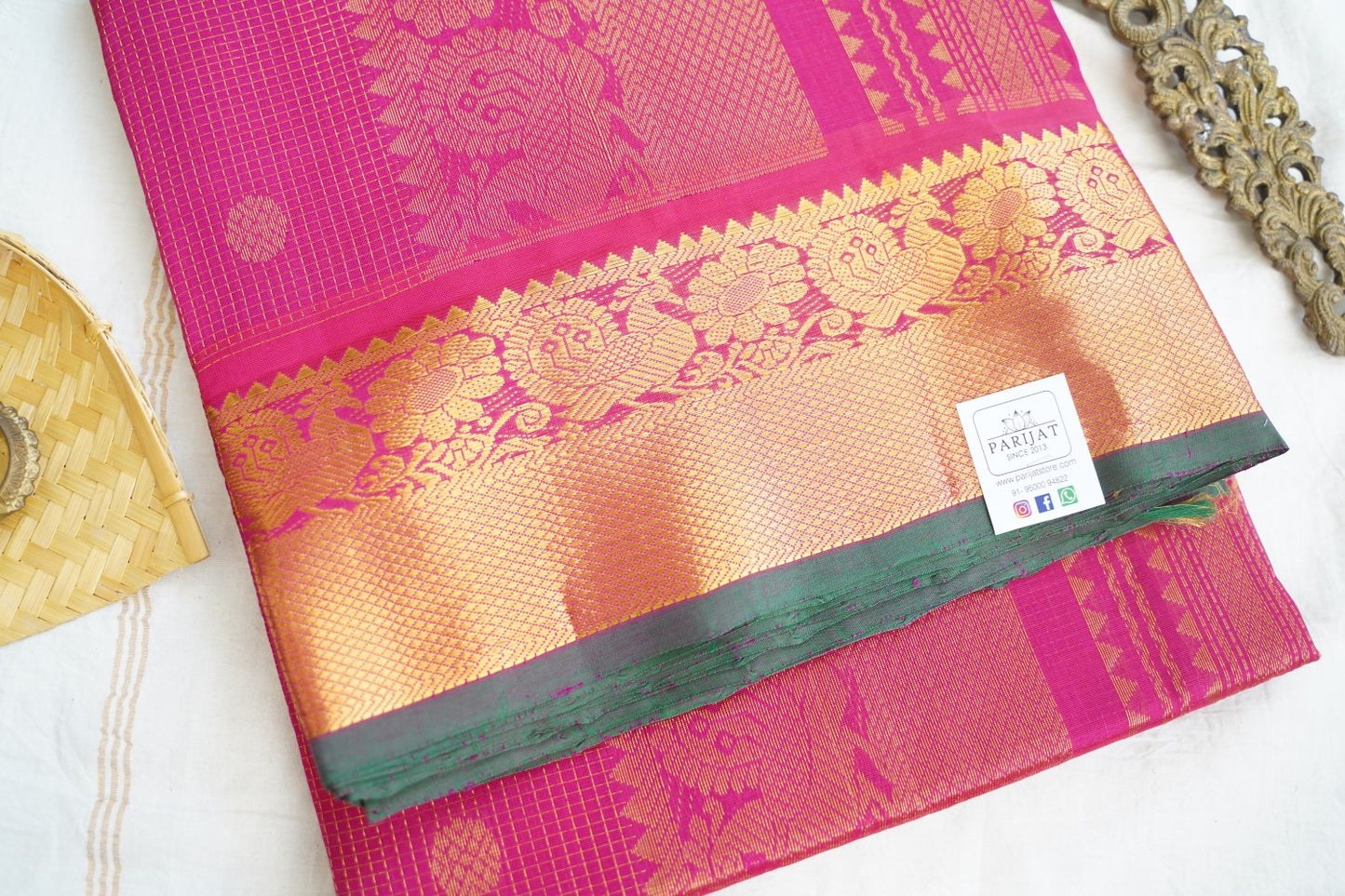 Kanchi Handloom Silk Cotton Saree PC17125